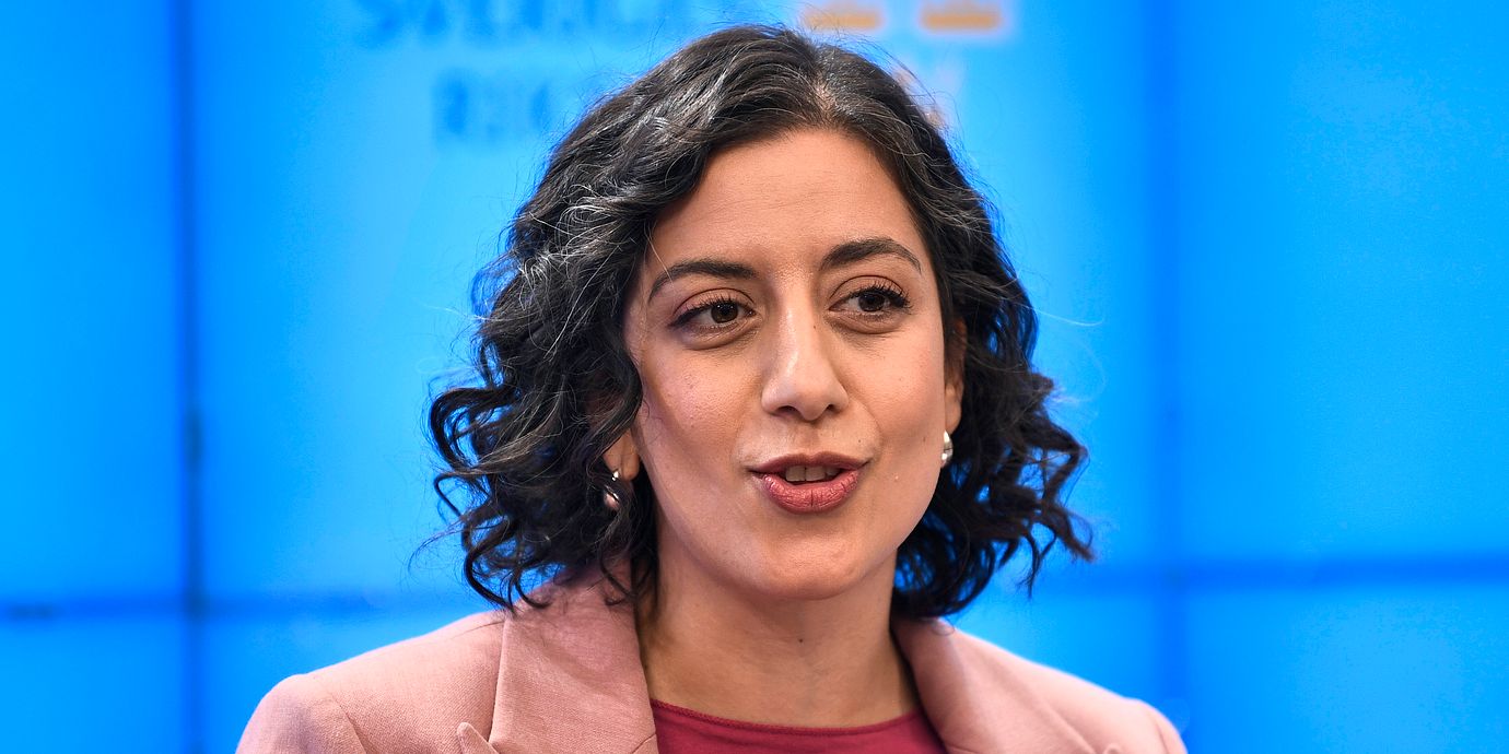 Arkivbild på Liberalernas partiledare Simona Mohamsson (L).