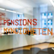 Pensionsmyndigheten. Logga.