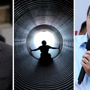 Fredrik Reinfeldt och Stefan Löfven.