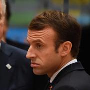 Emmanuel Macron och EU-ledare.