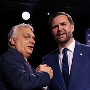 USA:s vicepresident JD Vance och Ungerns premiärminister Viktor Orbán.