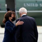 Kamala Harris och Joe Biden.