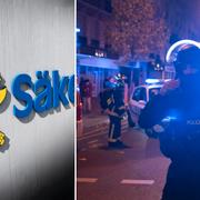 Arkivbild: Polis på plats utanför konsertlokalen Bataclan i Paris