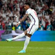 Marcus Rashford missar straff under EM-finalen.