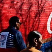 En annons för Coca-Cola i Atlanta, Georgia.