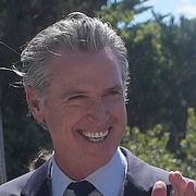 Gavin Newsom i Sausalito, Kalifornien den 10 september 2026.