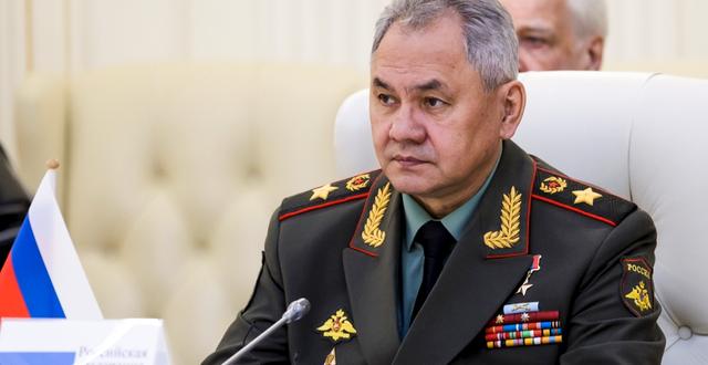 Rysslands försvarsminister Sergej Sjojgu. Vadim Savitsky / AP
