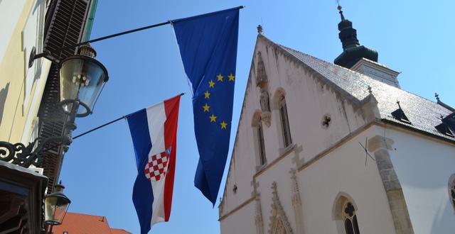 Kroatien blev EU-medlem den 1 juli 2013. Från den 1 januari 2023 ingår man även i eurozonen. Arkivfoto. Wiktor Nummelin/TT