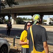 Polis är på plats efter att en ICE-agent skjutit en man i Austin i Texas.