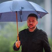 Volodymyr Zelenskyj 16 maj. I Tirana, inte Istanbul.