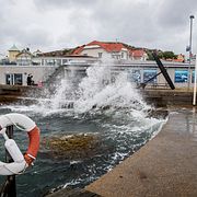 En tidigare storm på västkusten.