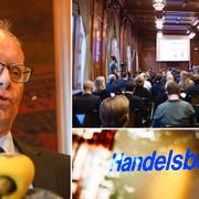 Handelsbankens vd Anders Bouvin presenterade Q3 på onsdagen.