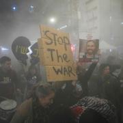 Demonstranter för fred i Gaza, 11 januari i Tel Aviv.