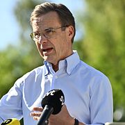 Statsminister Ulf Kristersson (M).