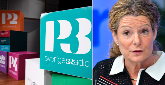 Sveriges Radios vd Cilla Benkö. TT