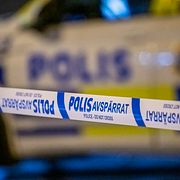 Polis och avspärrningar vid en tidigare händelse. Arkivbild.