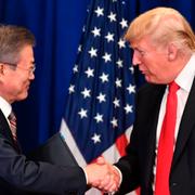 Arkivbild: Donald Trump och Moon Jae-In vid ett tidigare möte