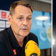 Peter Reinebo och den svenske guldtippade stavhoppare Armand Duplantis. 