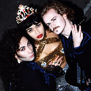 Madonnas senaste album och Army of Lovers med de ursprungliga medlemmarna, från vänster: Jean-Pierre Barda, Camilla Henemark och Alexander Bard, fotograferade 1990.