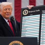S&P 500 föll nästan 20 procent från toppen i samband med Trumps tullbesked.