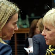 Federica Mogherini och Margot Wallström.