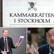 Digitaliseringsminister Anders Ygeman och PTS Post- och telestyrelsen generaldirektör Dan Sjöblom. Huaweis grundare och vd Ren Zhengfei. 