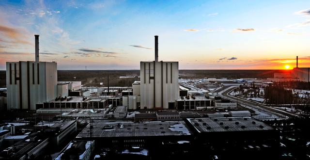 Arkivbild: Forsmark kärnkraftsverk. Reaktorerna Forsmark 1, 2 och 3 Tomas Oneborg / SvD / TT