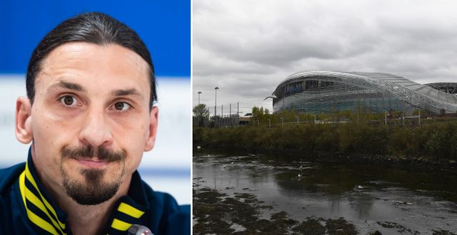 Zlatan, Dublins EM-fotbollsarena Bildbyrån