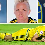 Lotta Schelin, Nilla Fischer , Pia Sundhage och Stina Blackstenius.
