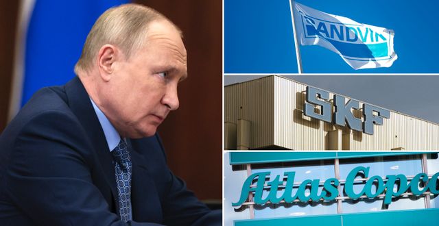 Arkivbilder. Putin, de svenska industrijättarna vars utrustning hamnat i ryska kärnvapenprogrammet. TT