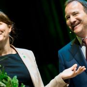 Åsa Romson och Stefan Löfven.