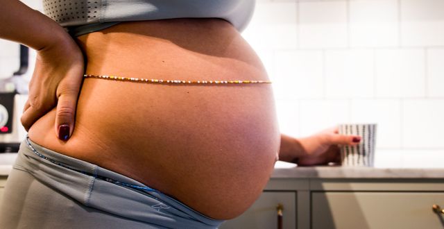 Gravid kvinna. Isabell Höjman/TT