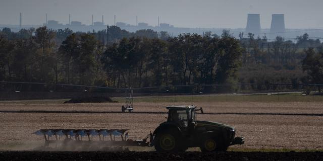 Kärnkraftverket i Zaporizjzja, oktober 2022. Leo Correa / AP