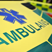 Ambulans är på plats. Illustrationsbild. 