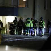 Explosion i Johanneshov i södra Stockholm tidigt på lördagsmorgonen.