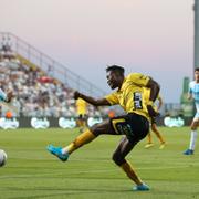 Jalal Abdullai under dagens match.