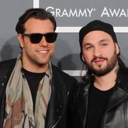 Axwell, Sebastian Ingrosso och Steve Angello. Arkivbild. 