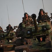 Internationella trupper vid Sevare/Arkiv.