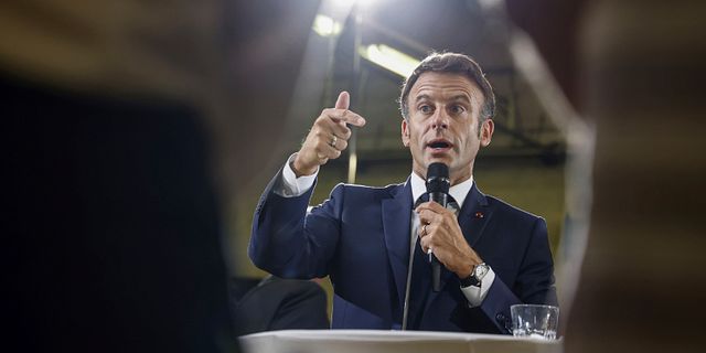 Emmanuel Macron.  Ludovic Marin / AP