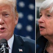 Donald Trump, Janet Yellen. 