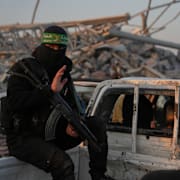 Hamasmedlemmar i Gaza i januari 2026.