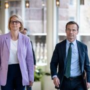 Elisabeth Svantesson och Ulf Kristersson, Moderaterna. 