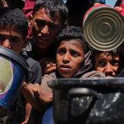 Matutdelning i Gaza, 2 juni. 