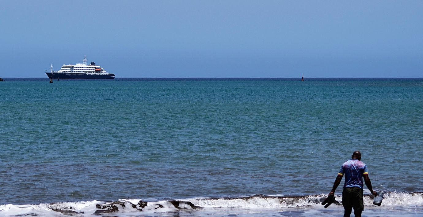 MV Hondius Cruise utanför Kap Verde. 