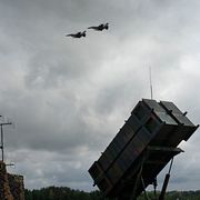 Ett Patriot-luftvärnssystem i Ukraina. Bilden togs 2024.