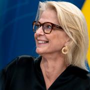 Finansminister Elisabeth Svantesson (M). Arkivbild.