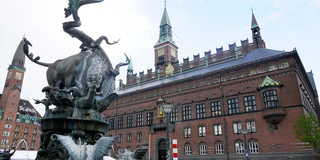 Rådhusplatsen i Köpenhamn Johansen, Erik / TT NYHETSBYRÅN