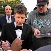 Open AI:s vd Sam Altman utanför Vita huset förra veckan.