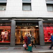 Guccis egen butik ligger i affärskomplexet på Via Monte Napoleone i Milano.