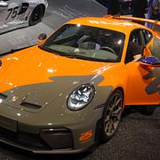 Porsche GT3 på en bilmässa i Kina i år.